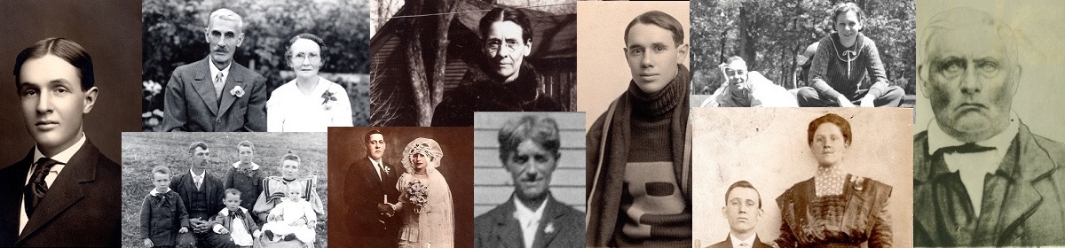 Family photo collage used as the header image