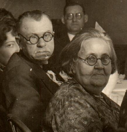 William and Anna Burch in Birmingham in the early 1920s